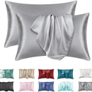 Satin pillowcases in various colors.