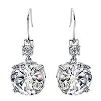 Chic Flex Earrings - White Gold Color
