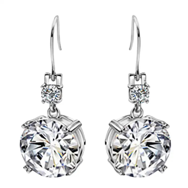 Silver Sparkle Chic Flex Earrings