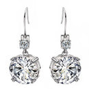 Chic Flex Earrings - White Gold Color