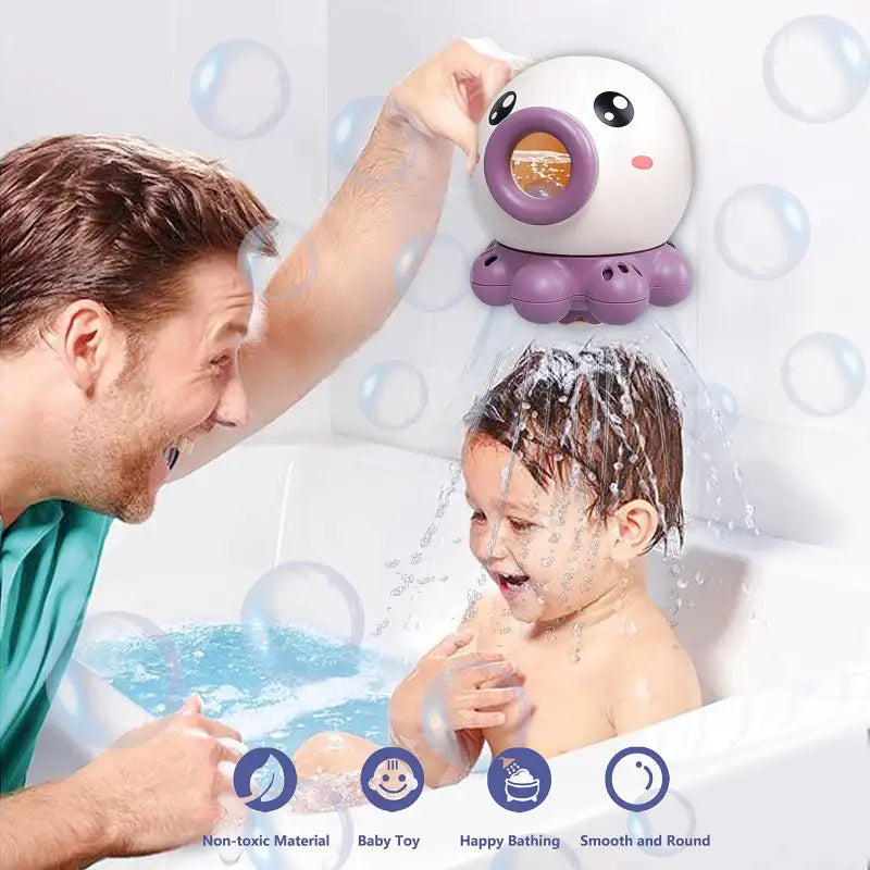 OctoSpray™ Fun Fountain for Tiny Tots! 🐙💦 - Purple