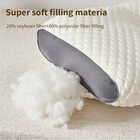 New Neck Pillow Help Sleep And Protect The Neck Cervical Orthopedic Household Soybean Fiber SPA Massage Pillow