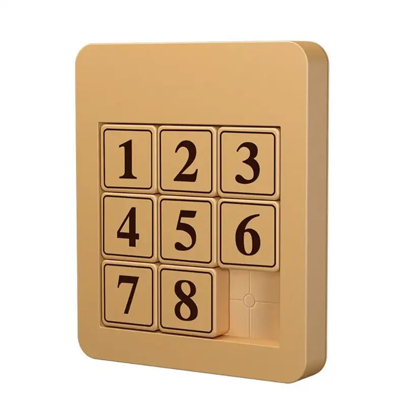 Slippery Numbers The Wooden Huarong Road Set Just Slides