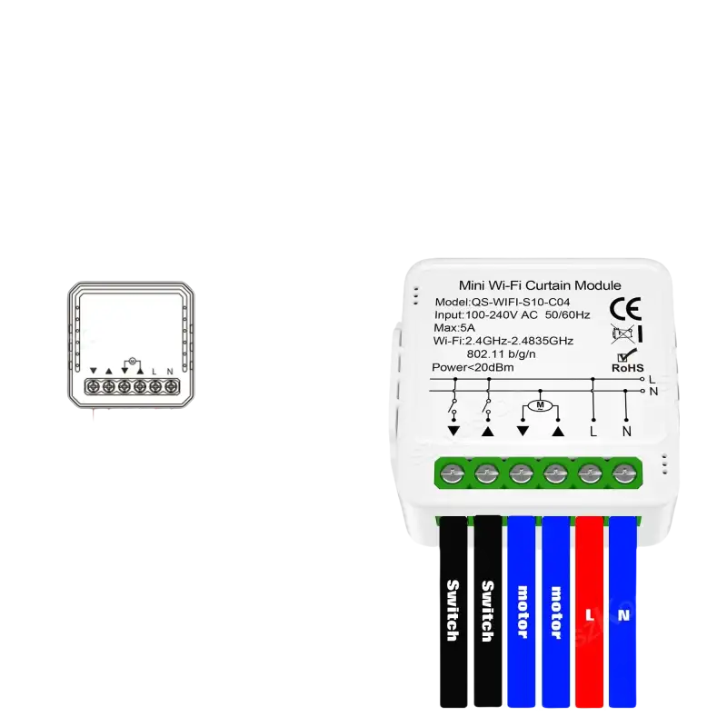 Smart Home Tuya Wifi Zigbee Curtain Switch Module
