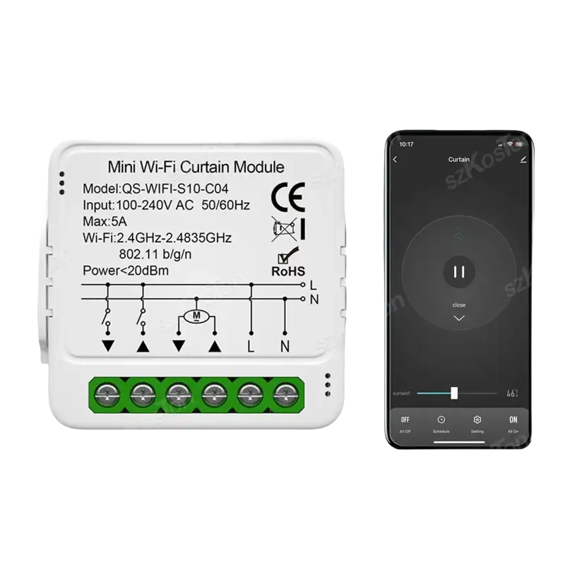 Smart Home Tuya Wifi Zigbee Curtain Switch Module