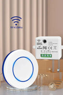 Smart RF433 Remote Light Switch Panel - 10A Relay