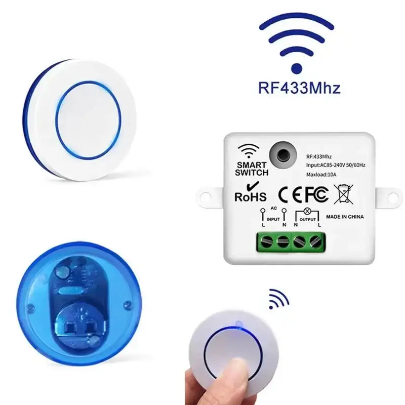 Easy Wireless Remote Control Light Switch Magic