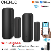 Black door and window sensor set.