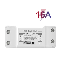 White WiFi smart switch from Smartlink 16a wifi relay breaker for remote control