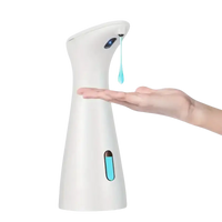 Automatic soap dispenser with hand.