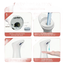Automatic soap dispenser instructions.