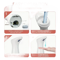 Automatic soap dispenser instructions.