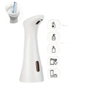 Automatic soap dispenser with multiple liquid options.
