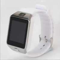 DZ09 FitPro Watch: Bluetooth Tracker & SIM Support - white