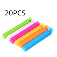 10/20Pcs Portable New Kitchen Storage Food Snack Seal Sealing Bag Clips Sealer Clamp Plastic Tool Kitchen Accessories