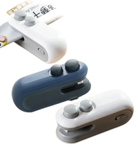 Portable bag sealer and cutter.