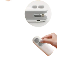 Chip bag sealer with remote.