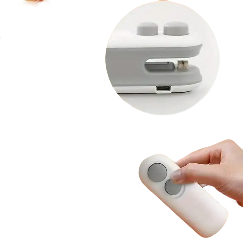 SnackSeal Pro: 2-in-1 Portable Mini Heat Sealer