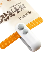 White bag sealer.