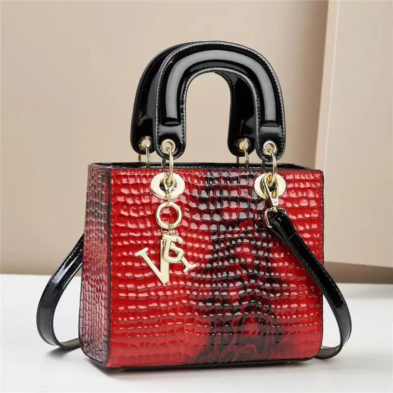 Snakeskin Pattern Handbags Darling Shoulder Messenger Bag Khaki