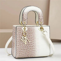 ChicCarry Women’s Shoulder Messenger Bag - Snakeskin Beige