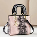 ChicCarry Women’s Shoulder Messenger Bag - Nail Pattern Pink