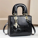 ChicCarry Women’s Shoulder Messenger Bag - Nail Pattern Black
