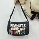 Black Peanuts character handbag.