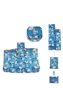 Foldable Snoopy-patterned shopping bag.