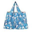 Blue Snoopy patterned tote bag.