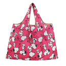 Rose red Snoopy tote bag.