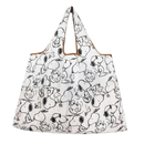 White Snoopy-patterned tote bag.