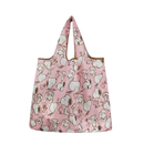 Pink Snoopy-patterned tote bag.
