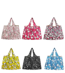 Snoopy-themed reusable shopping bags.
