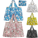 Snoopy-themed reusable shopping bags.