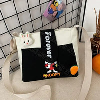 Cartoon-themed shoulder bag.