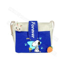 Cartoon character shoulder bag.