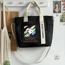 Black Snoopy tote bag.
