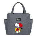 Gray Snoopy tote bag.