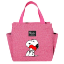 Pink Snoopy tote bag.