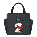Gray Snoopy lunch bag.