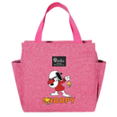 Pink Snoopy tote bag.