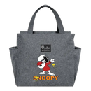 Gray Snoopy tote bag.