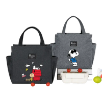 Snoopy-themed lunch bags.