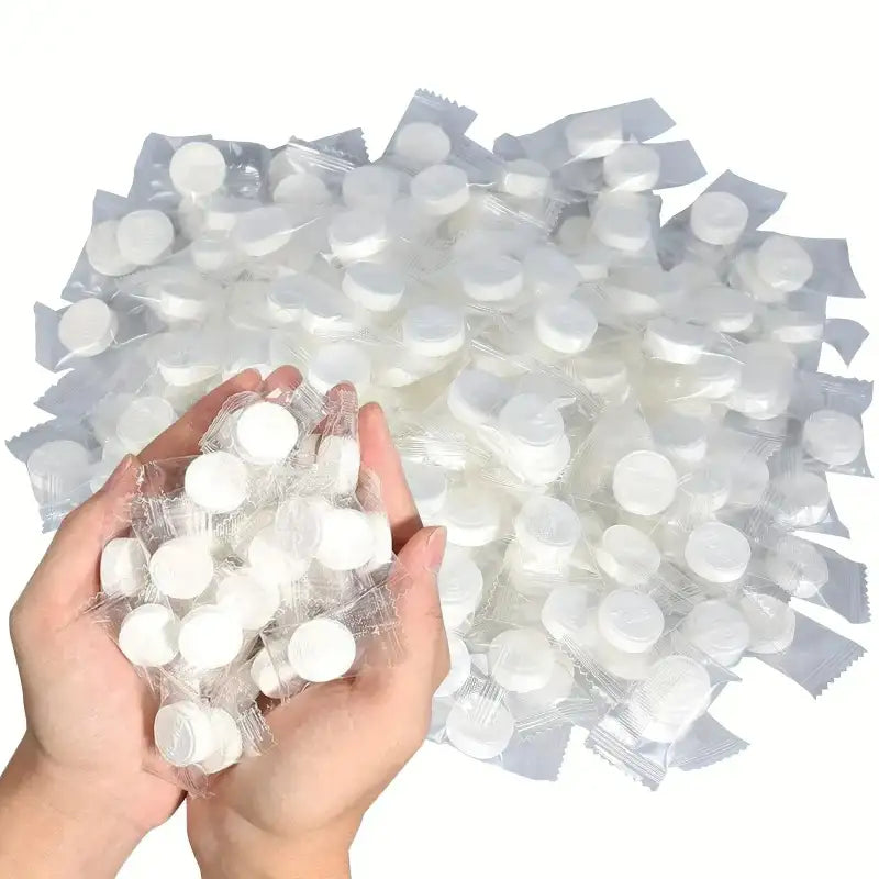 SoftCom Compressed Towel Wipes - 100 Pack