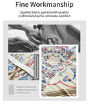 1 PC Printed sofa cover with skirt high elasticity soft hand feel pet stain resistant decorative sofa