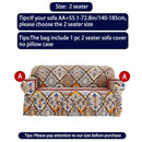 1 PC Printed sofa cover with skirt high elasticity soft hand feel pet stain resistant decorative sofa