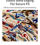 1 PC Printed sofa cover with skirt high elasticity soft hand feel pet stain resistant decorative sofa