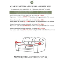 1 PC Printed sofa cover with skirt high elasticity soft hand feel pet stain resistant decorative sofa