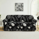 1 PC Printed sofa cover with skirt high elasticity soft hand feel pet stain resistant decorative sofa - heiye / 3 seater
